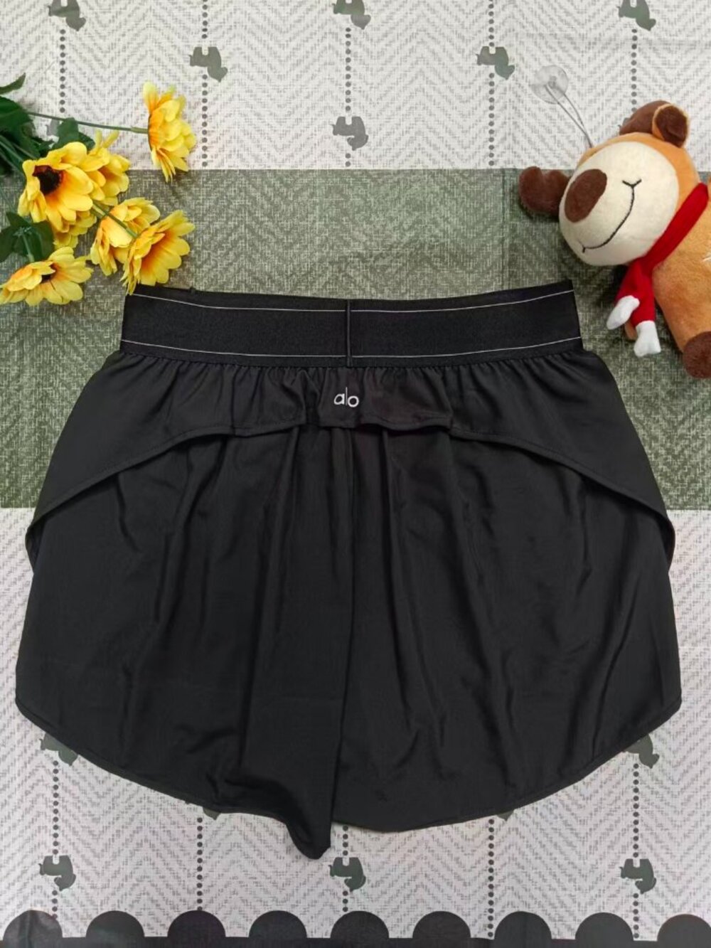 👩🚒Black ALO Match Point Short😋High-Rise |Versatile|New With Tags - Picture 6 of 8